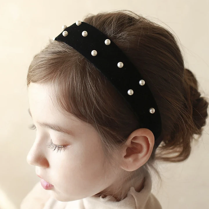 Lucky Bambi four velvet pearly hair band