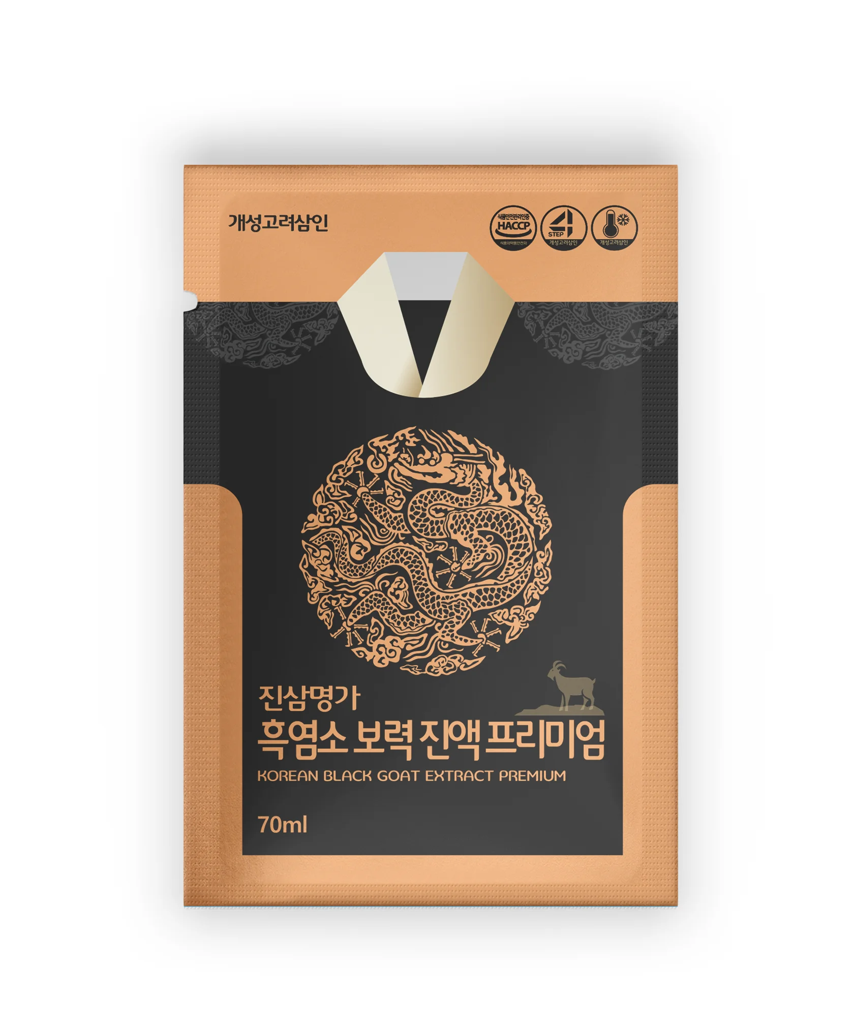 개성고려삼인 진삼명가 흑염소 보력 진액 프리미엄 70ml 30포