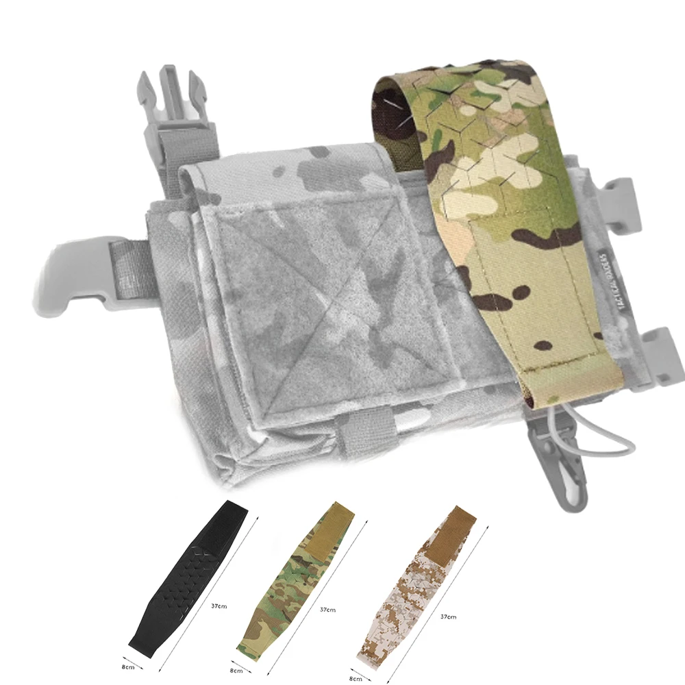 

2PCS Tactical The Pangolin Flap Flip Case ,for Tactical Vest Chest Rig ,MK Series Pouch