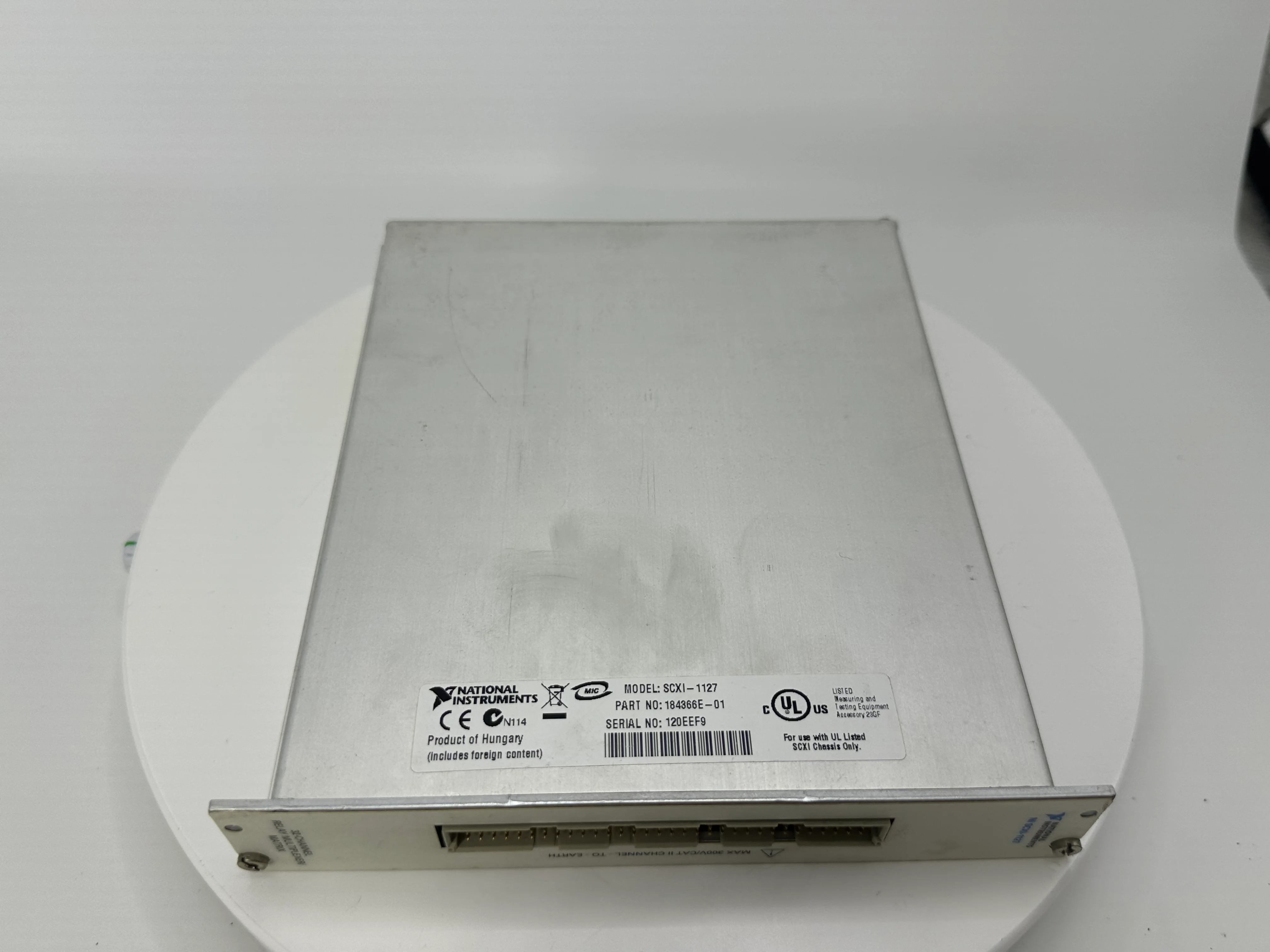USED NI SCXI-1127 High-Voltage Electromechanical Relay Multiplexer
