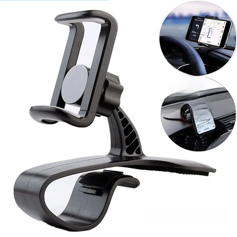 Support Universel de Téléphone Portable pour Voiture, Multifonction, pour Smartphone, Rétroviseur, Navigation Rapide