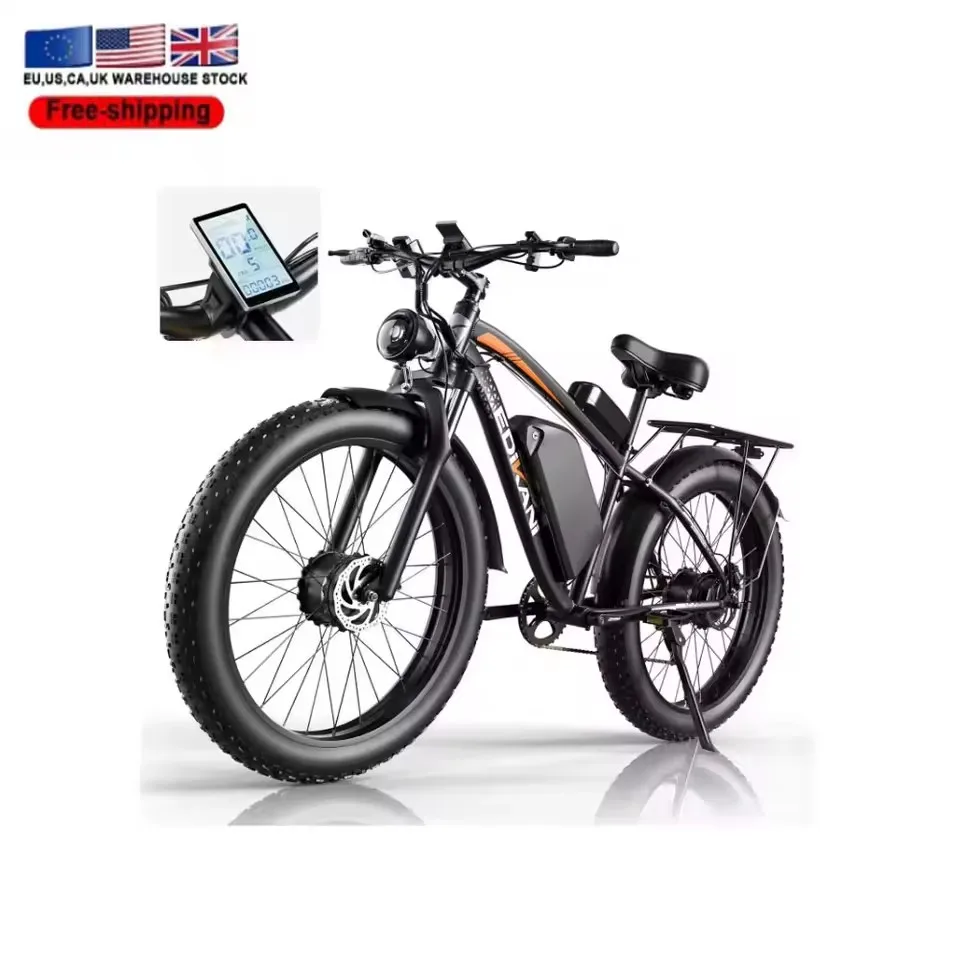 2024 New Electric Bike for Adult 2000W Peak 2500W Dual Motor Ebikes 23Ah 35MPH Fastest Ebike 26x4.0 Fat Tire All Terrain Electri