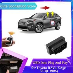 OBD Data Module for Toyota RAV4 XA50 2019~2024 2020 2021 Window Folding Lifting Speed Lock Door Unlock Plug And Play Accessories