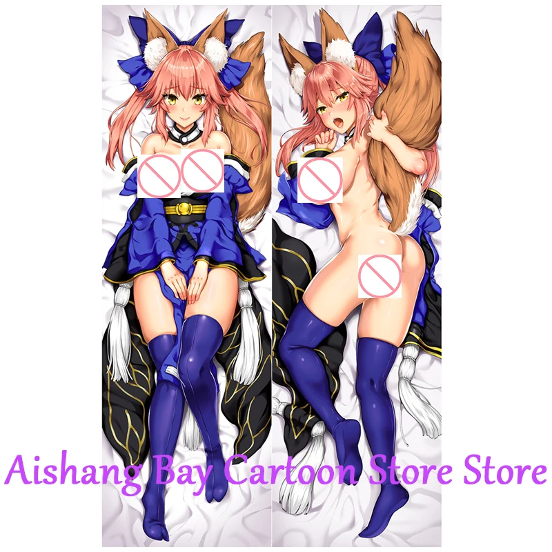 

Dakimakura Anime Pillow Cover Fate GrandOrder Tamamo No Mae Double Sided Print Life-size Body Decoration