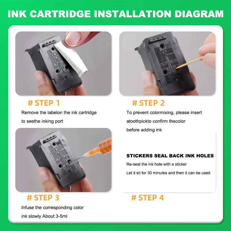 for xiaomi printer ink cartridge for XIAOMI is suitable for Mijia inkjet printing all-in-one