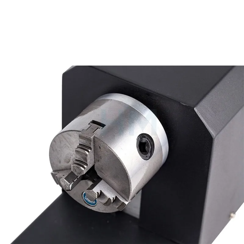 Rotary Engraving Attachment with Chucks Stepper Motors for Laser Engraving Cutting Machine Model B