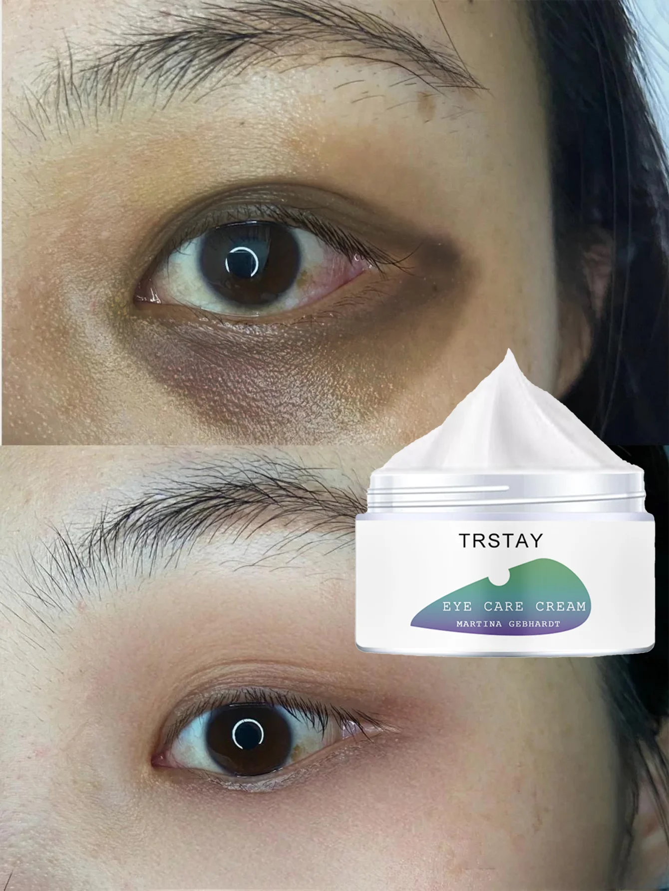 Moisturizing Eye Cream for Dark Circles and Puffiness Fade Away Vanish Lightly Penetrates Repelling Dullness Brightening Eyes wi - Image 4