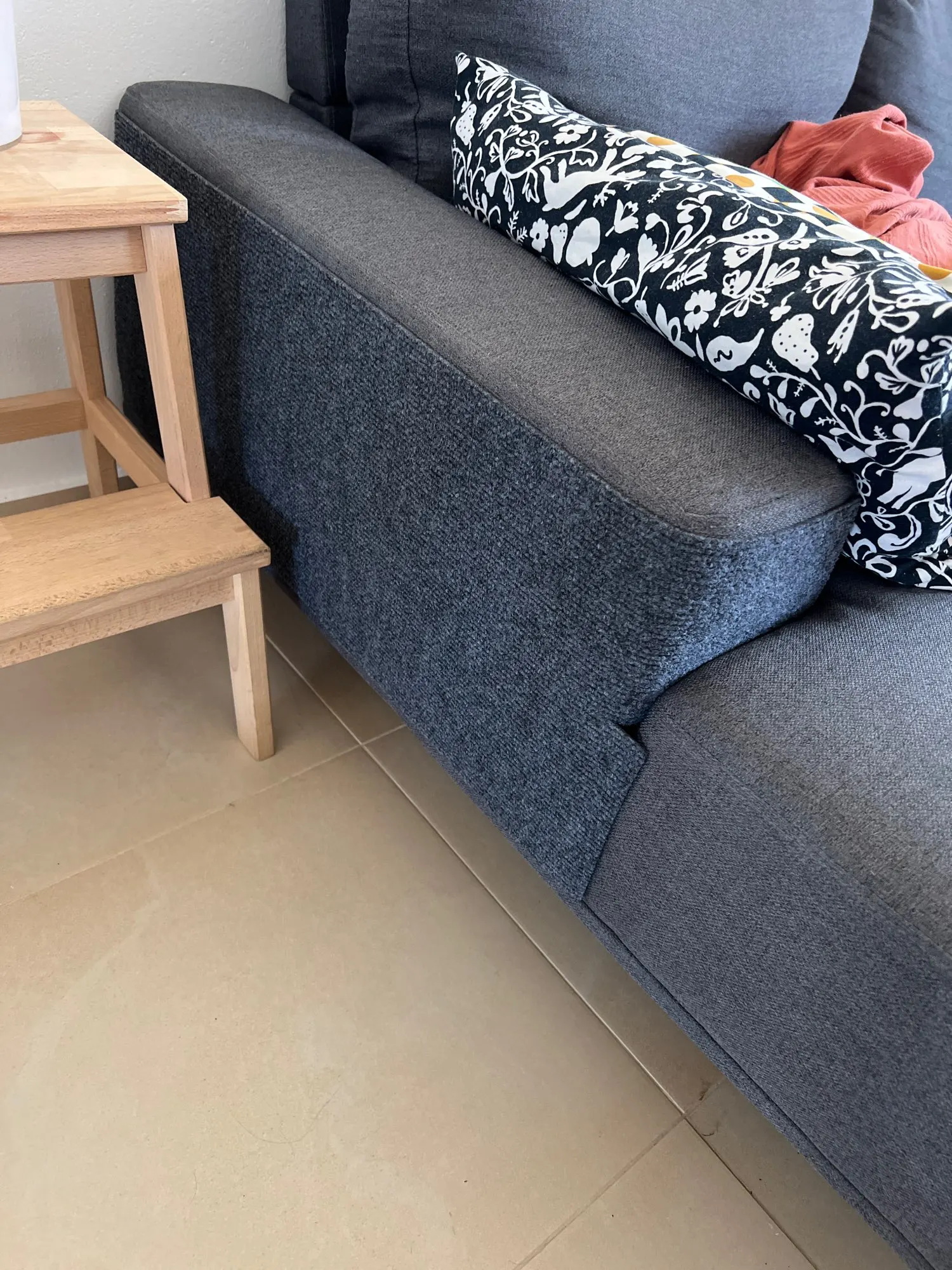 Customer review photo for Self-Adhesive Cat Scratch Furniture Protector
