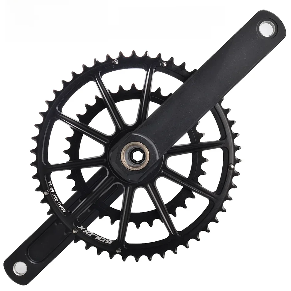 AliExpress GOLDIX 50-34T/52-36T/53-39/road bike CNC light 11-12-speed crank set is applicable for SHIMANO SRAM 105 7020 8020 transmission