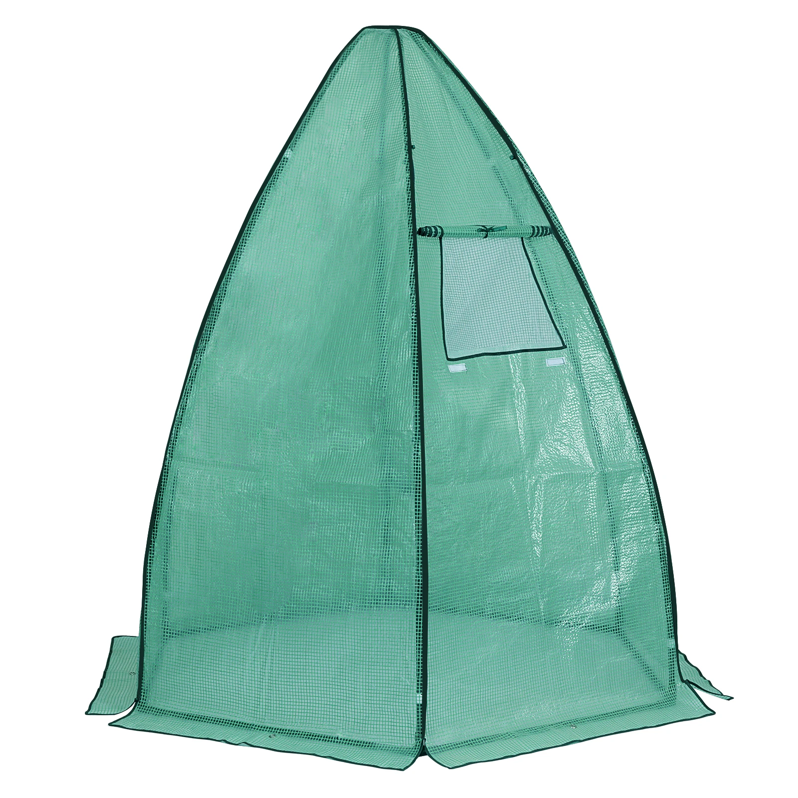 Greenhouse PE Semi-Transparent Tomato Winter Protection Tent for Plants Weatherproof Multi-Purpose Plant Home Outdoor Garden