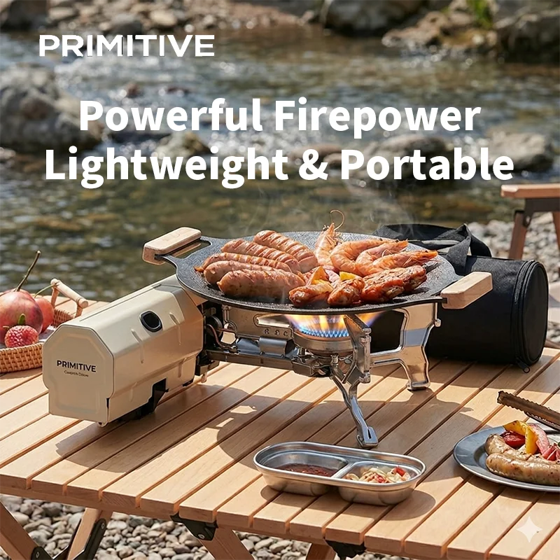 primitive-camping-gas-stove-portable-lightweight-canister-top-stove-compact-durable-outdoor-cooking-picnic-backpacking-stove
