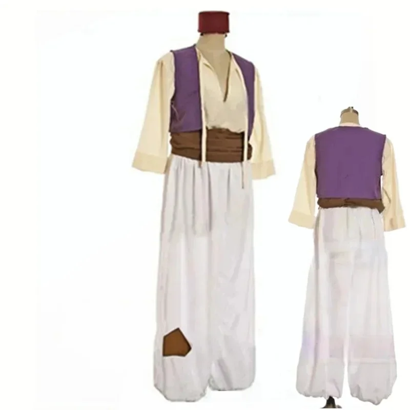 Anime Aladin mityczny książę dla dorosłych Cosplay kompletny zestaw odzieży mężczyzna potańcówka film kostium Cosplay na Halloween — 2