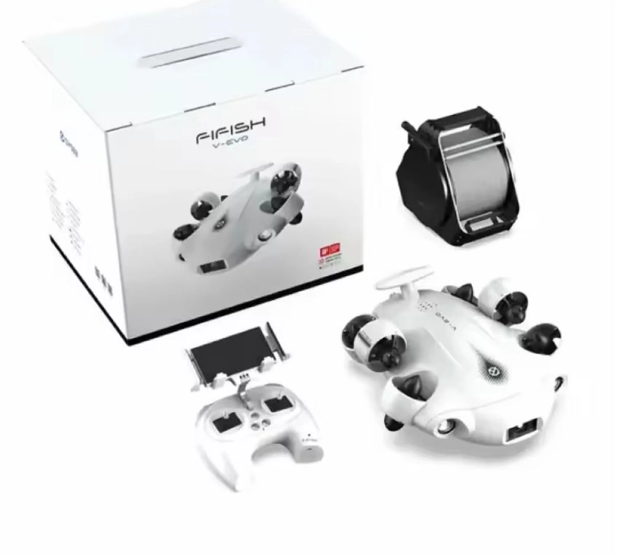FIF.ISH V-E.V.O Kit subacuático Cámara subacuática, sonda Movimiento omnidireccional FIFISH V-EVO Kit subacuático