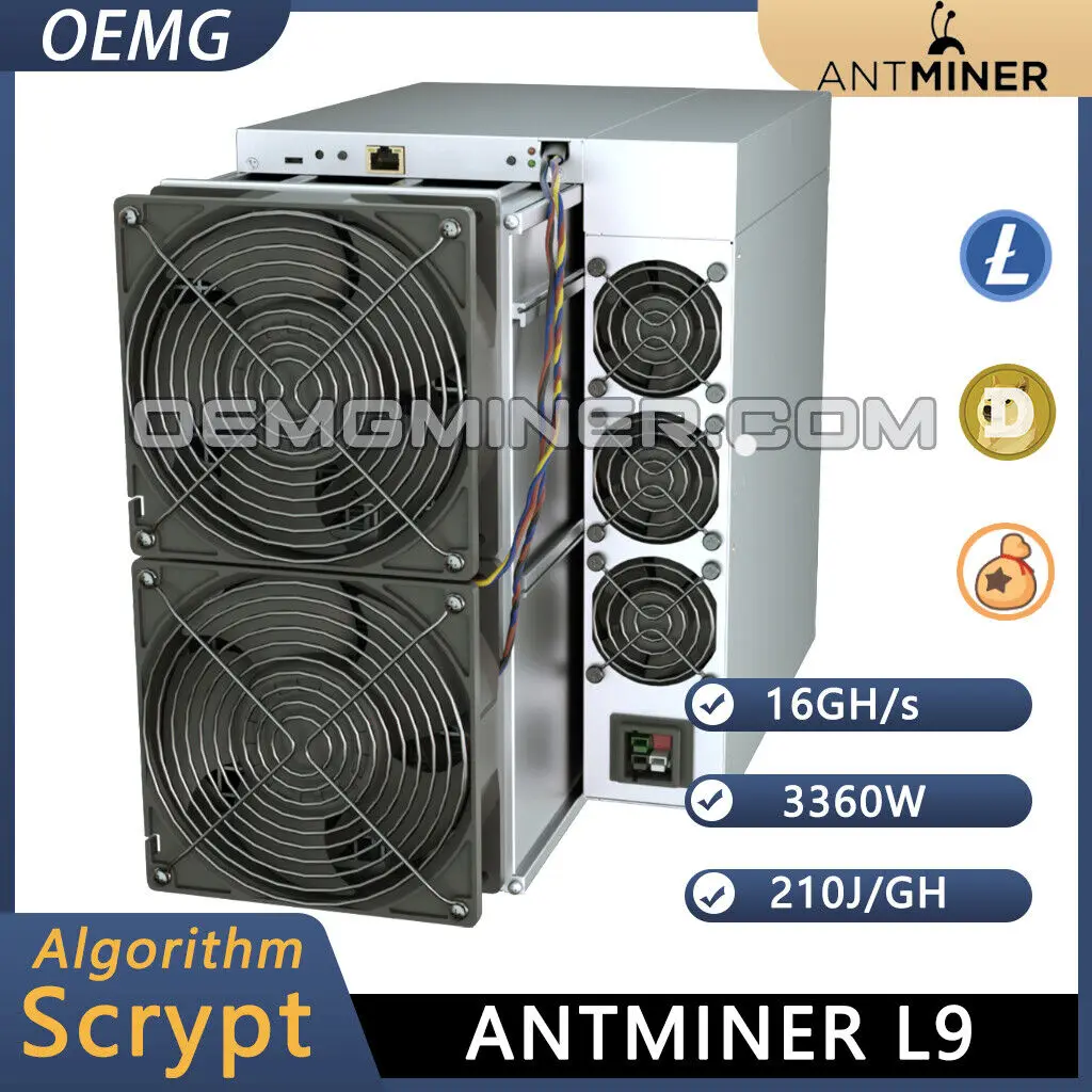 CP BUY 2 GET 1 FREE NEW BITMAIN Antminer L9 16GH/S 3360W LTC / DOGE Coin Miner In Stock