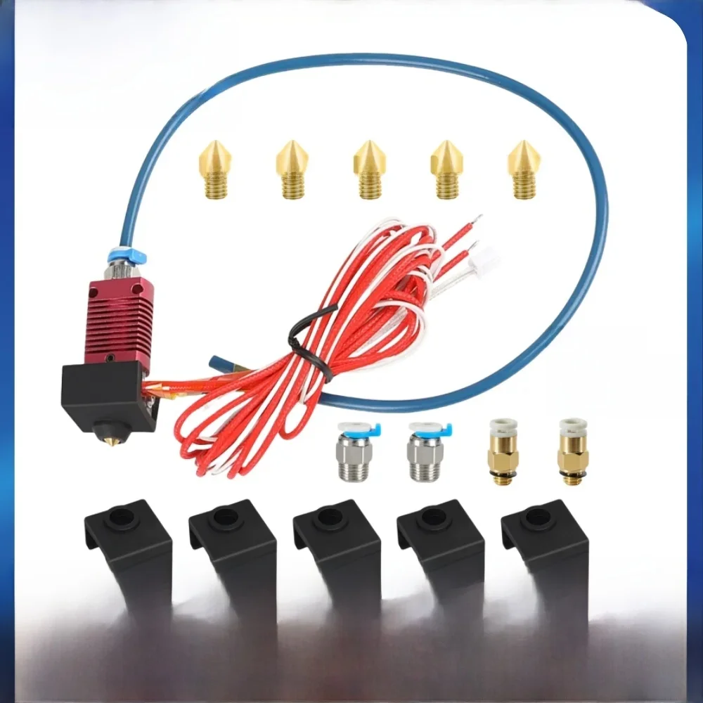 Creality Upgrade Ender 3 Hotend, zmontowana wytłaczarka z rurką PTFE do zestawu Creality Ender 3 Pro/Ender 3 V2 Hot End Kit — zdjęcie produktu 7