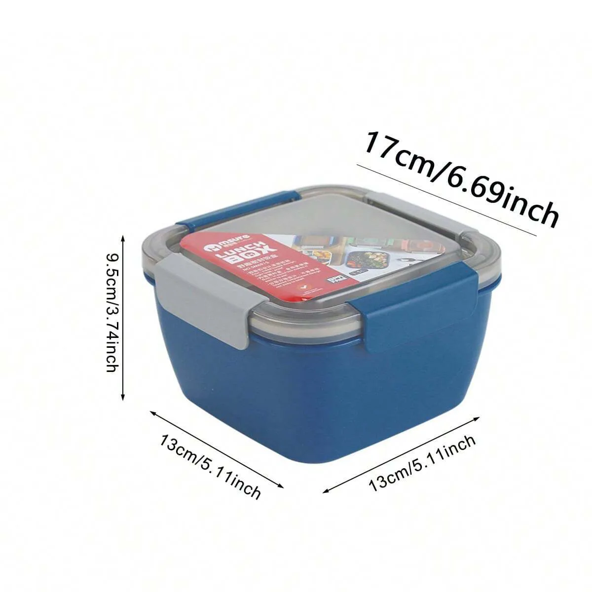 1pc Leakproof Lunch Box Double Layer High Capacity Food Container Travel Hiking Office School Portable Heating Bento Box