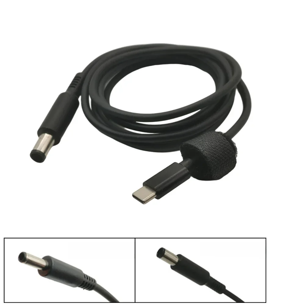 65W USB typu C męski na DC 7,4 * 5,0 mm 4,5 * 3,0 mm wtyk męski PD Kabel zasilający do ładowania laptopa Dell 1,5 M — zdjęcie 2