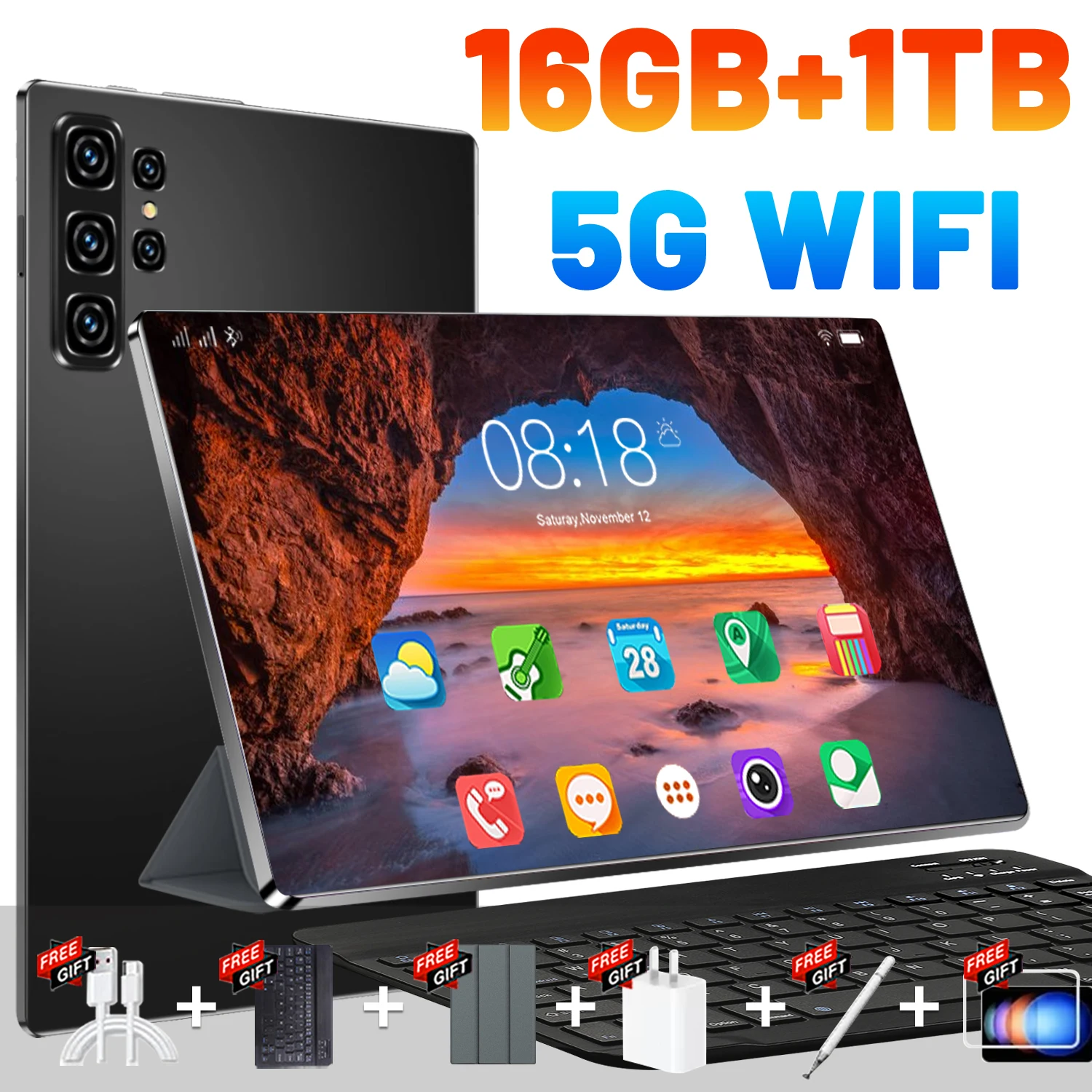 Tablet HD de 1036 Pulgadas 5G