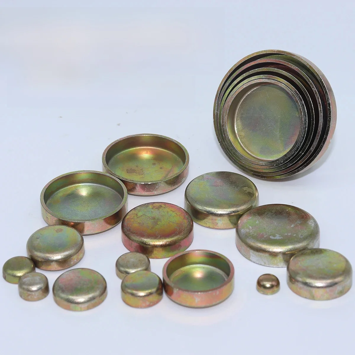 Bouchon de noyau de moteur universel 8-50mm, bouchons de gel/expansion plaqués zinc pour culasse et bloc Welch, pièce de rechange pour bouchon de gel