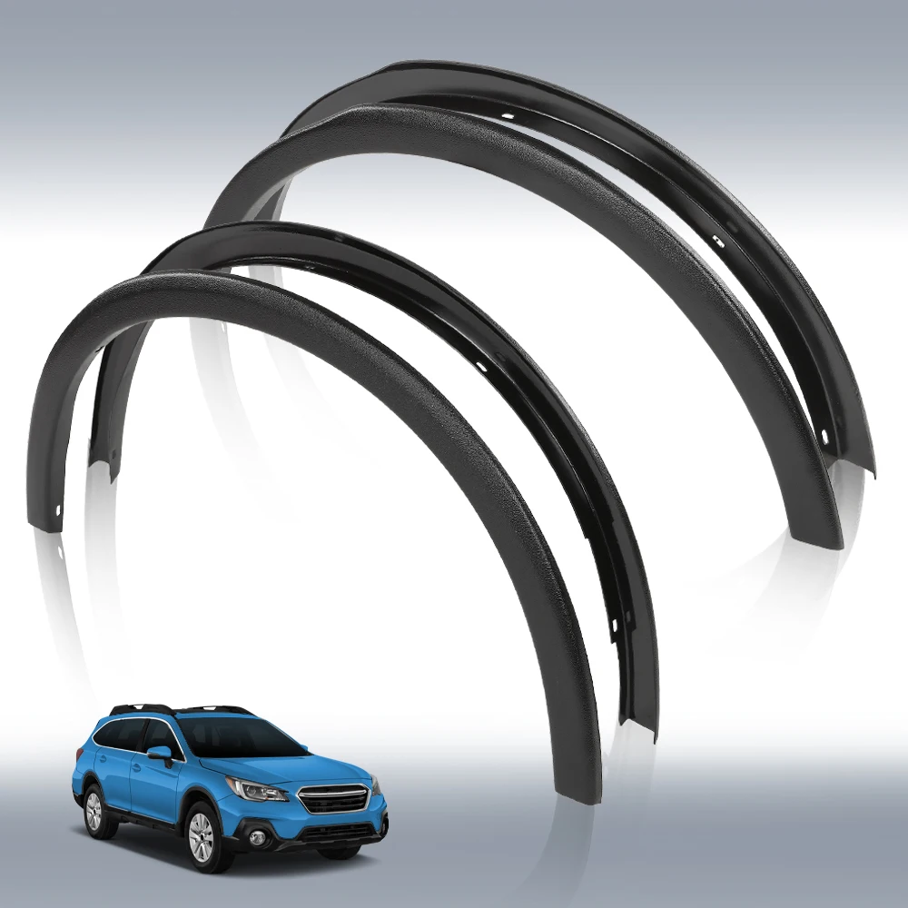 

New Wheel Arch Molding Fender Flare Kit Fit for 2015-2019 Subaru Outback E201Sal000 Abs Black
