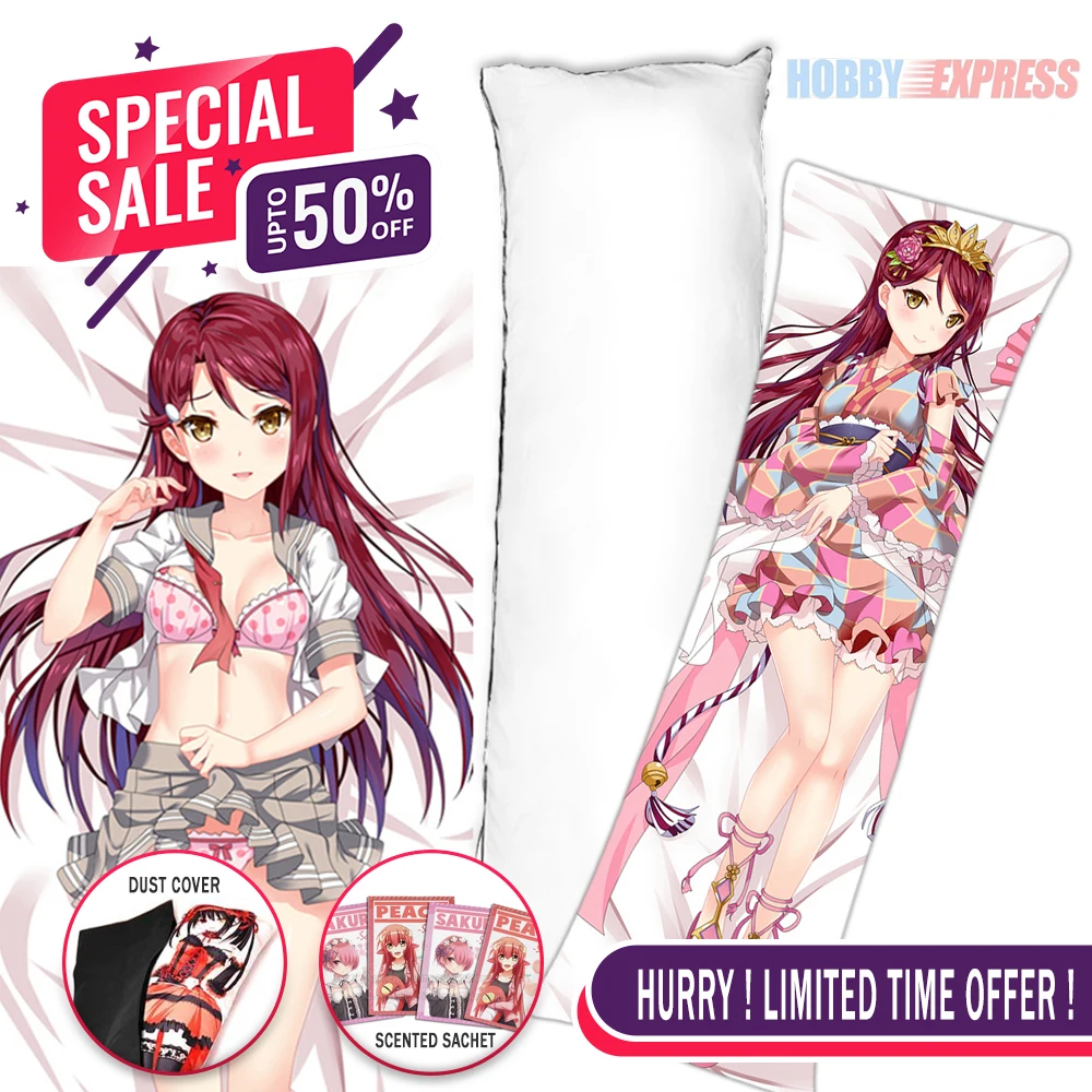 

Anime Hugging Body Pillow Cover, Hobby Express, Japanese, Otaku, Waifu, Life Size, Double Sided Hugging, Riko Sakurauchi 72009