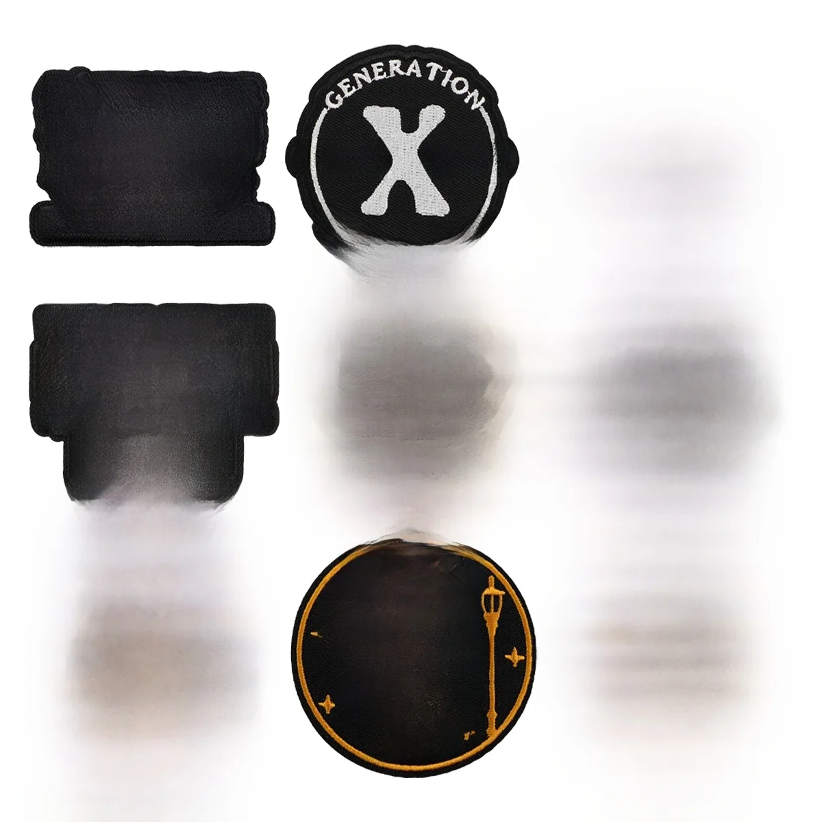 ADHD – patchs brodés avec citations d'alerte médicale, pour vêtements, vestes, Phrase, bricolage, fer sur patchs, accessoires appliqués, autocollant