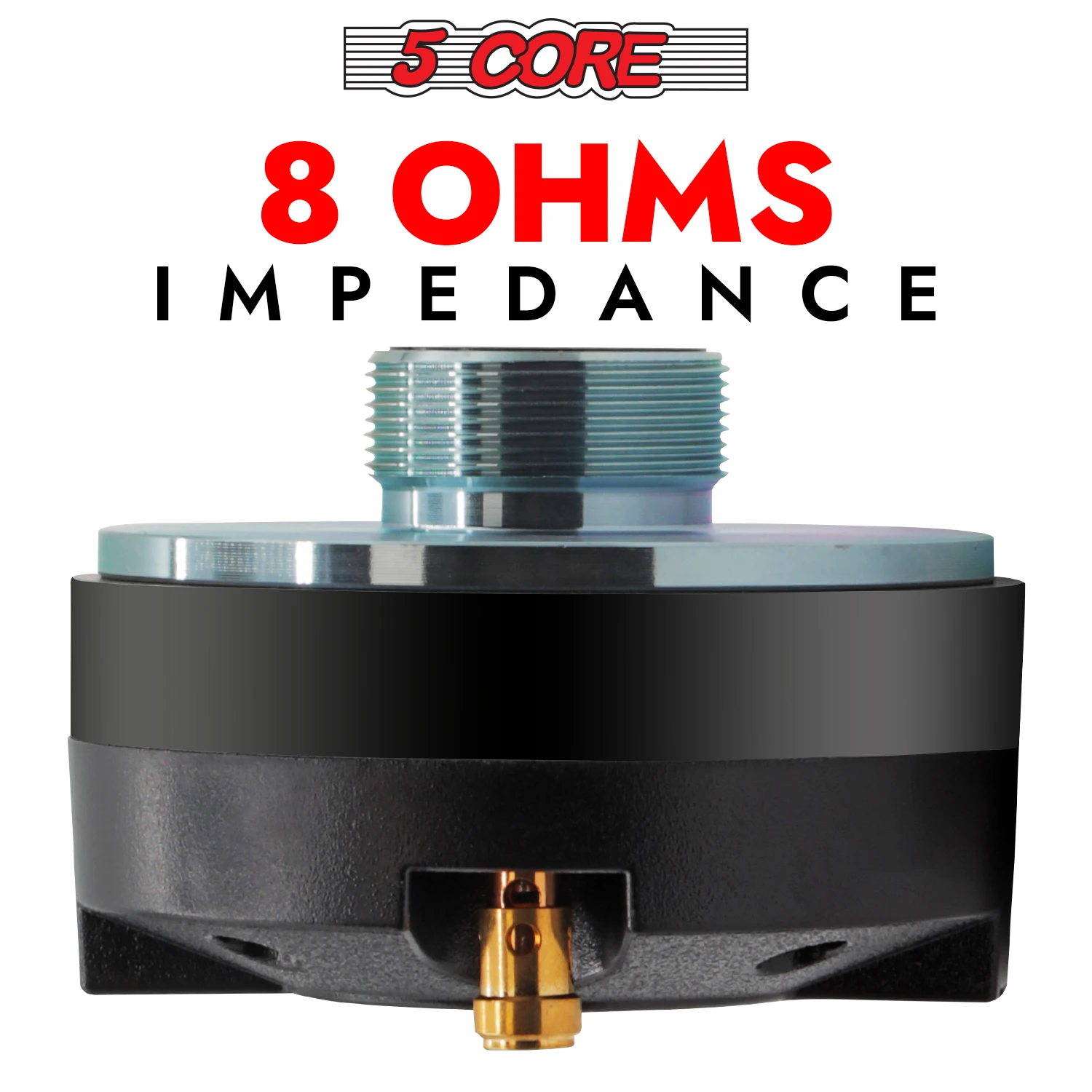 5 Core Compression Driver Titanium Voice Coil 200W Peak Audio Horn Speaker Tweeter System Super Loud CD 90 view 5