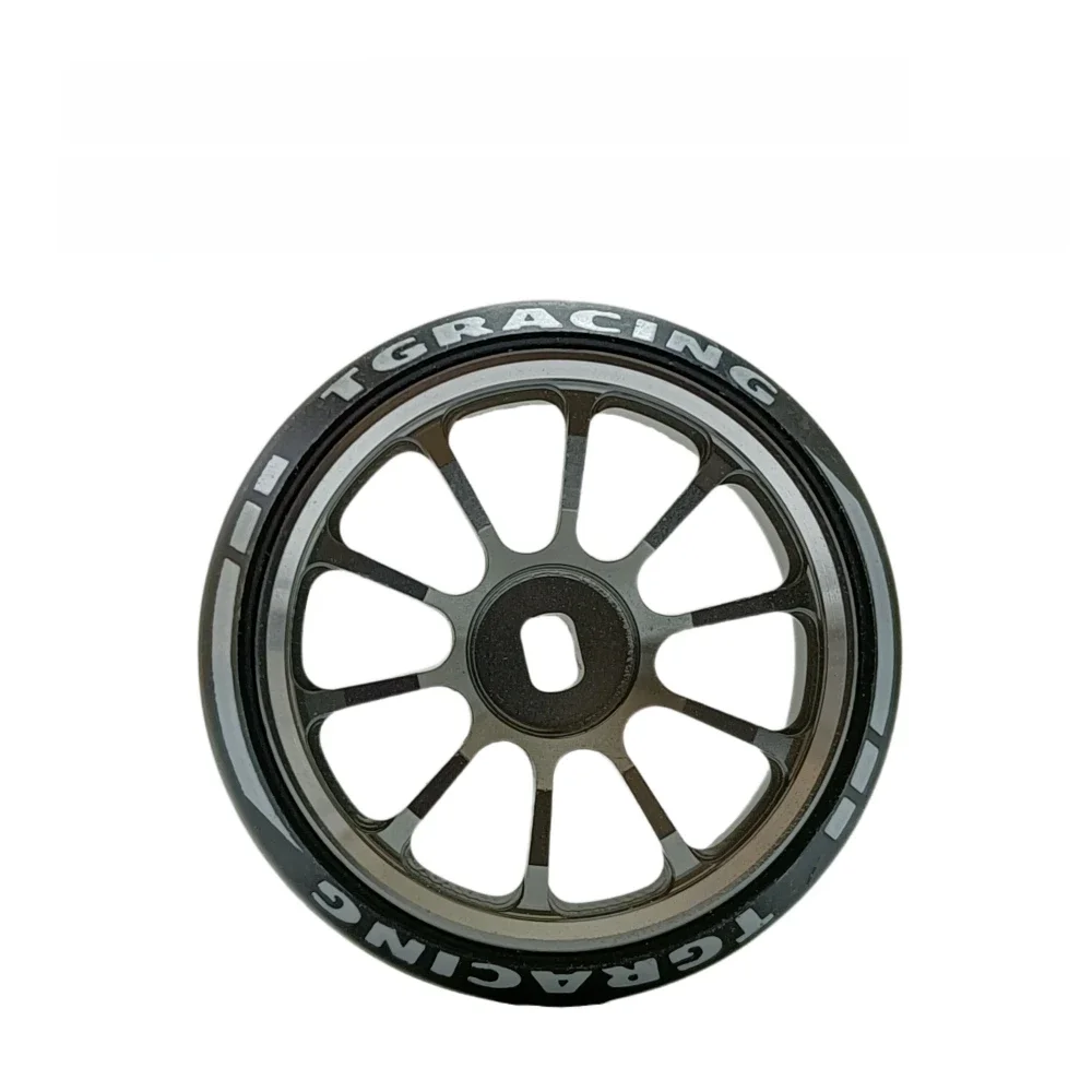 TG Racing 1/24 1/28 MINI-Z AWD CNC roue métallique avec pneus à dérive OD 27.2mm Offset 1.5 (2 pièces)