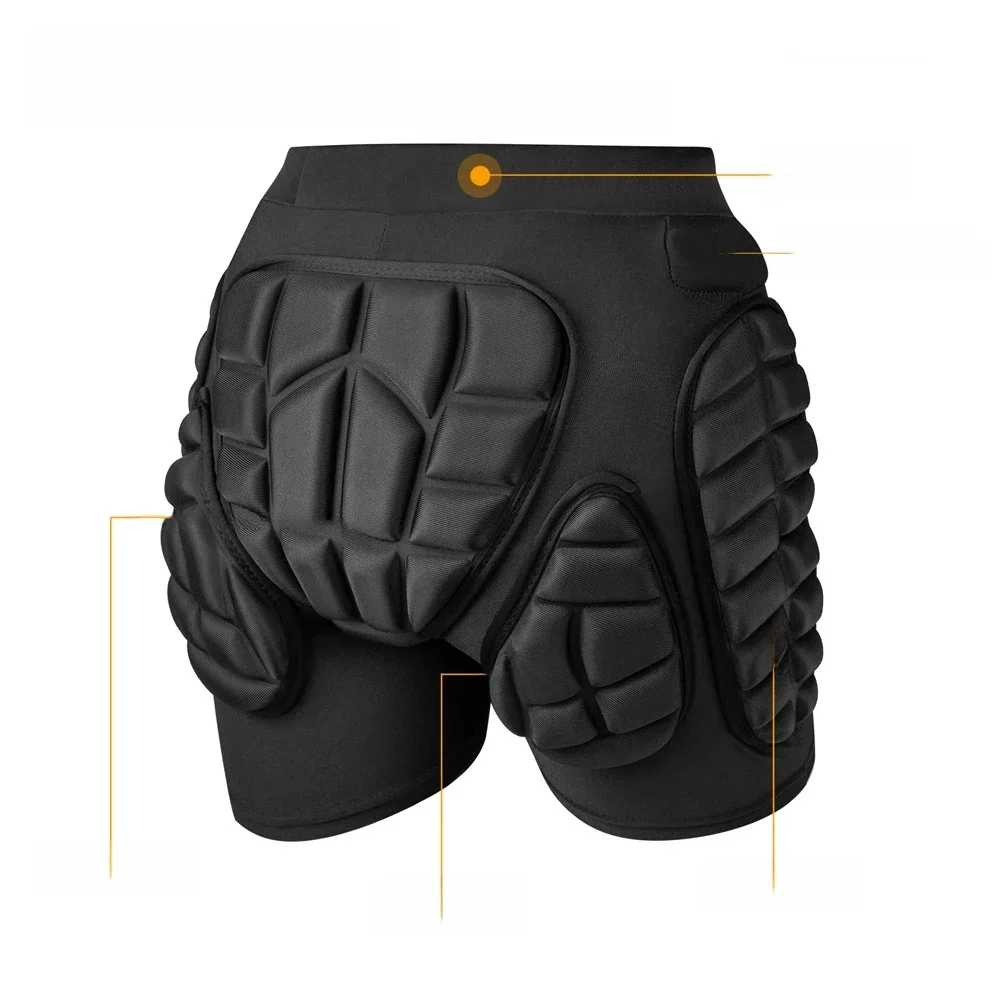 AliExpress NONE New Ski Shorts Skating Hip Protector Skiing Snowboard Shorts Protective Gear Sport MTB Cycling Motocross Hip Knee Elbow Paddeds