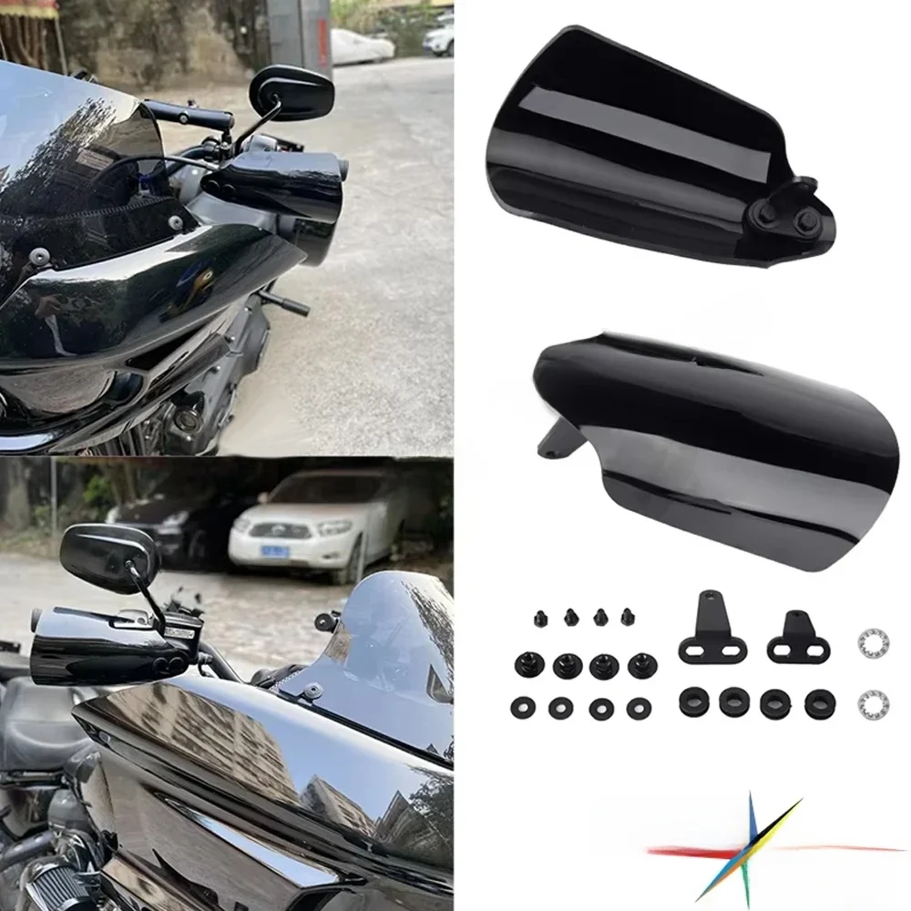 Osłony dłoni w stylu klubowym do Harley Dyna Low Rider Street Bob Super Wide Glide FXDS FXDL FXDB FXDC FXDX FXDWG — zdjęcie 2