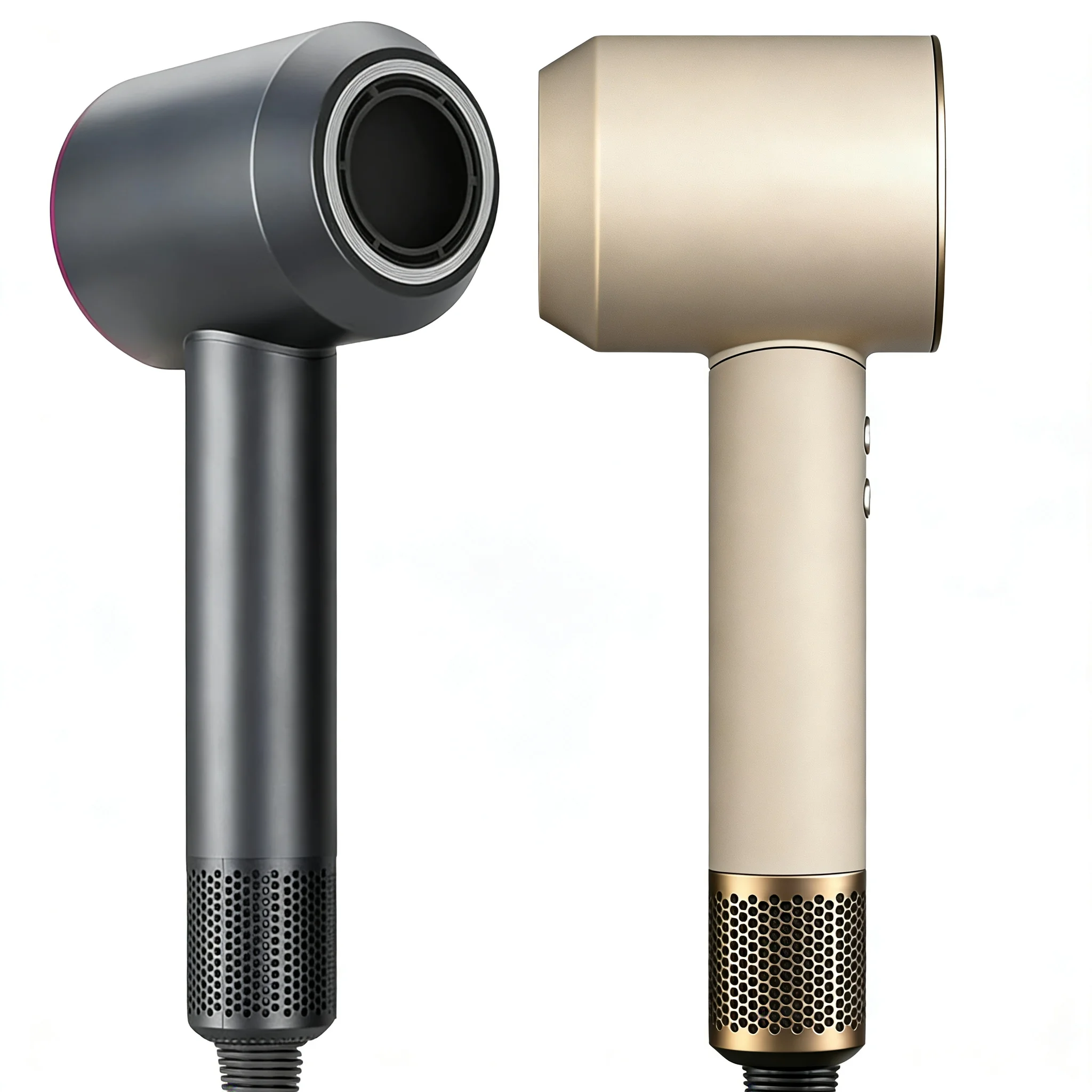 Secador de Pelo Profesional sin Aspas con Tecnología de Iones Negativos, Secado Rápido, Anti-Frizz, Cuidado del Cabello, Motor P