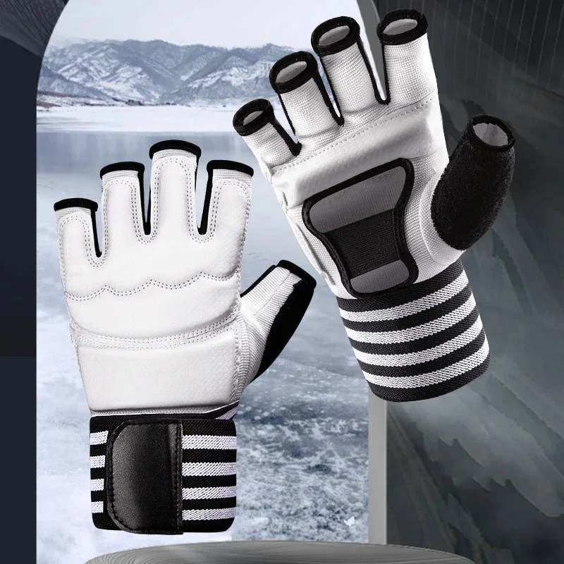 AliExpress GINGPAI Taekwondo Gloves Adults Children Hand Protector Palm Support Fight MMA Finger Guard Kick Boxing Cycling Gloves for Gym Fitness