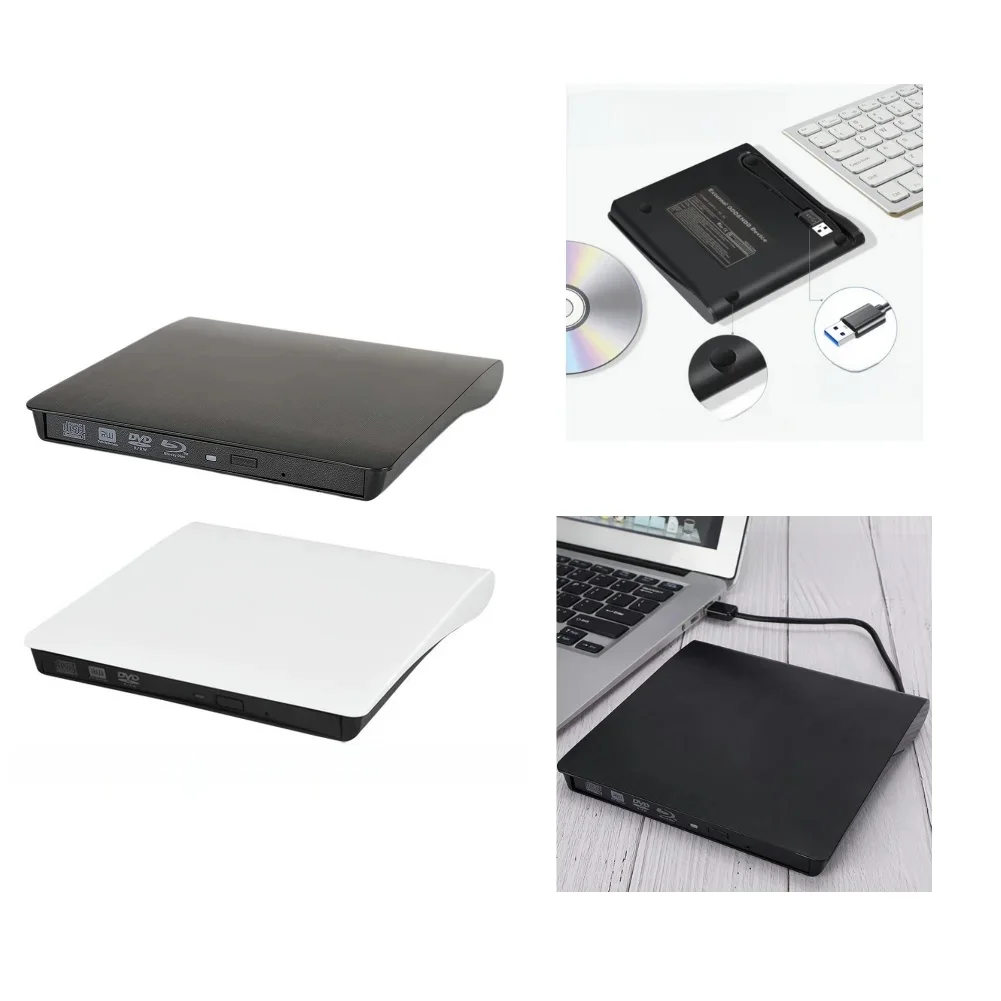 Boîtier de lecteur 5Gbps 12.7mm USB 3.0 SATA externe DVD CD-ROM RW lecteur lecteurs optiques boîtier pour ordinateur portable de bureau