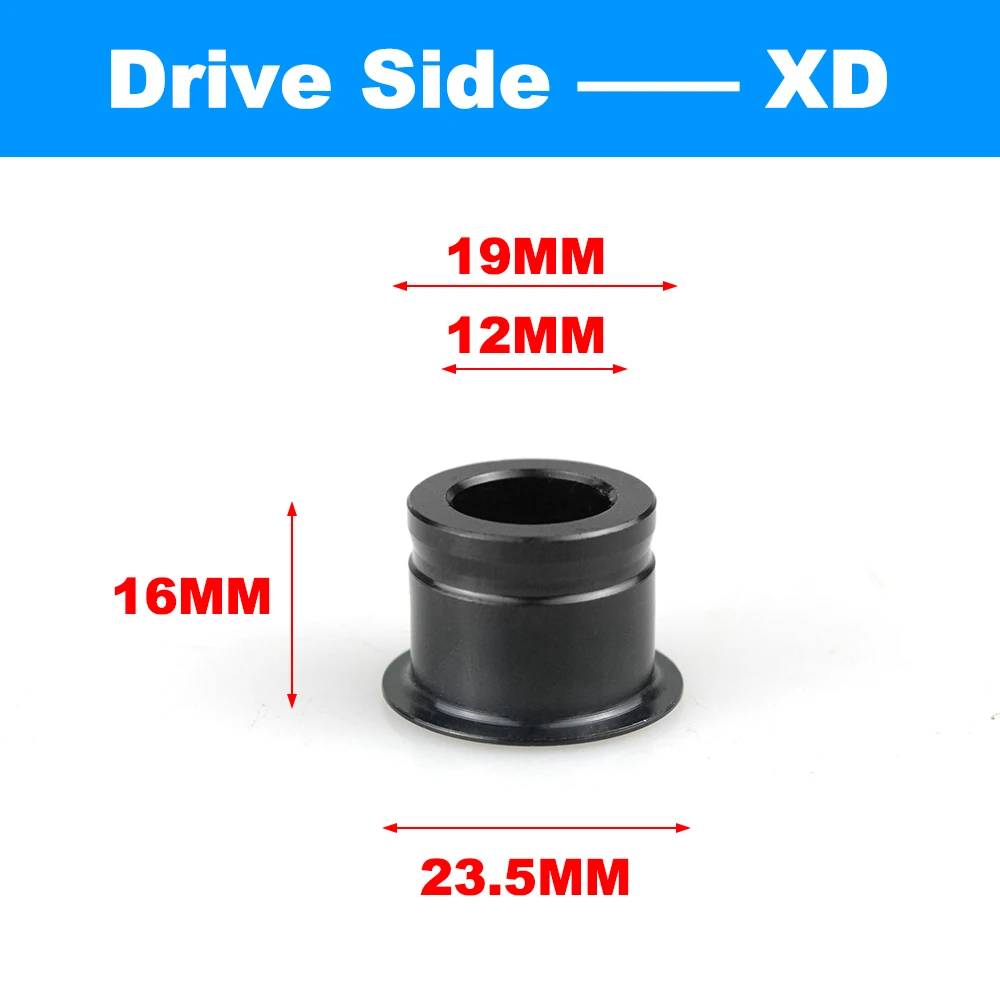 180 240 350 Hinterradnaben-Endkappe durch Endkappe 12 mm x 142 mm 148 mm Rennrad-MTB-Fahrradnabe HG XD XDR MS-Kappen Fahrradnaben-Konverter-Adapter