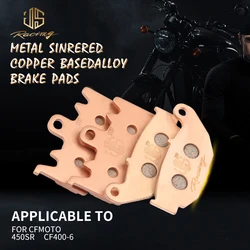 JSRAOIMG Motobike GG Copper Sintered Front Rear Brake Pads For CFMOTO 450sr Cf400-6 450 SR 450SR FA630HH Motorcycle Accessories