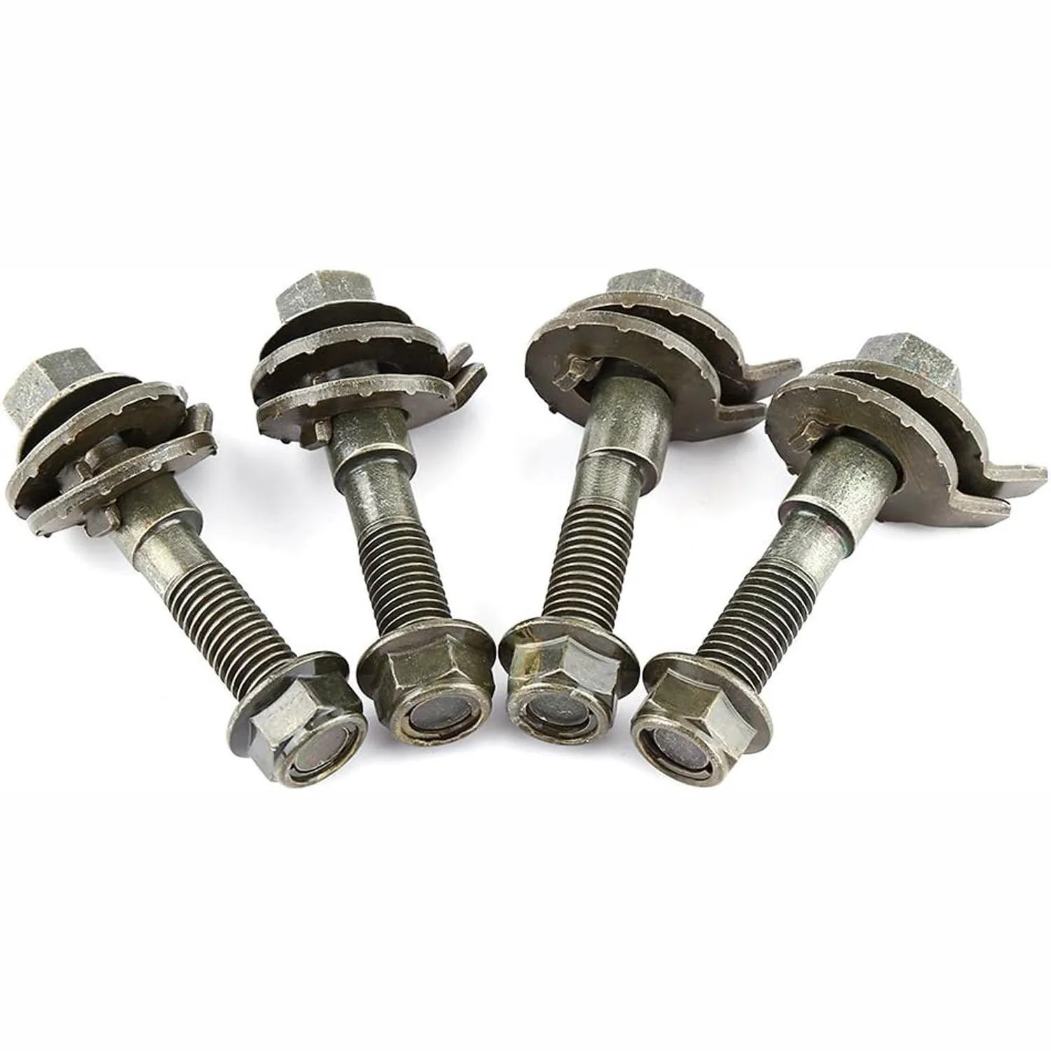 4PCS 14mm Adjustable Camber Bolt Kit, Front Wheel Alignment Correction Bolts For Camber Adjustment, Suspension Alignment Hardware Set For Cars, Trucks, SUVs & Performance Vehicles