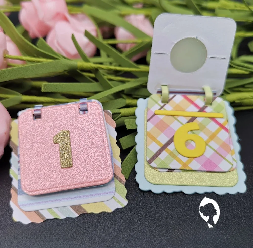Alinacutle METAL CUTTING DIE Cut 14pc Album Memorydex Rolodex Kalendarz Scrapbooking papier rzemiosło karta nóż ostrze dziurkacz szablony — zdjęcie 2