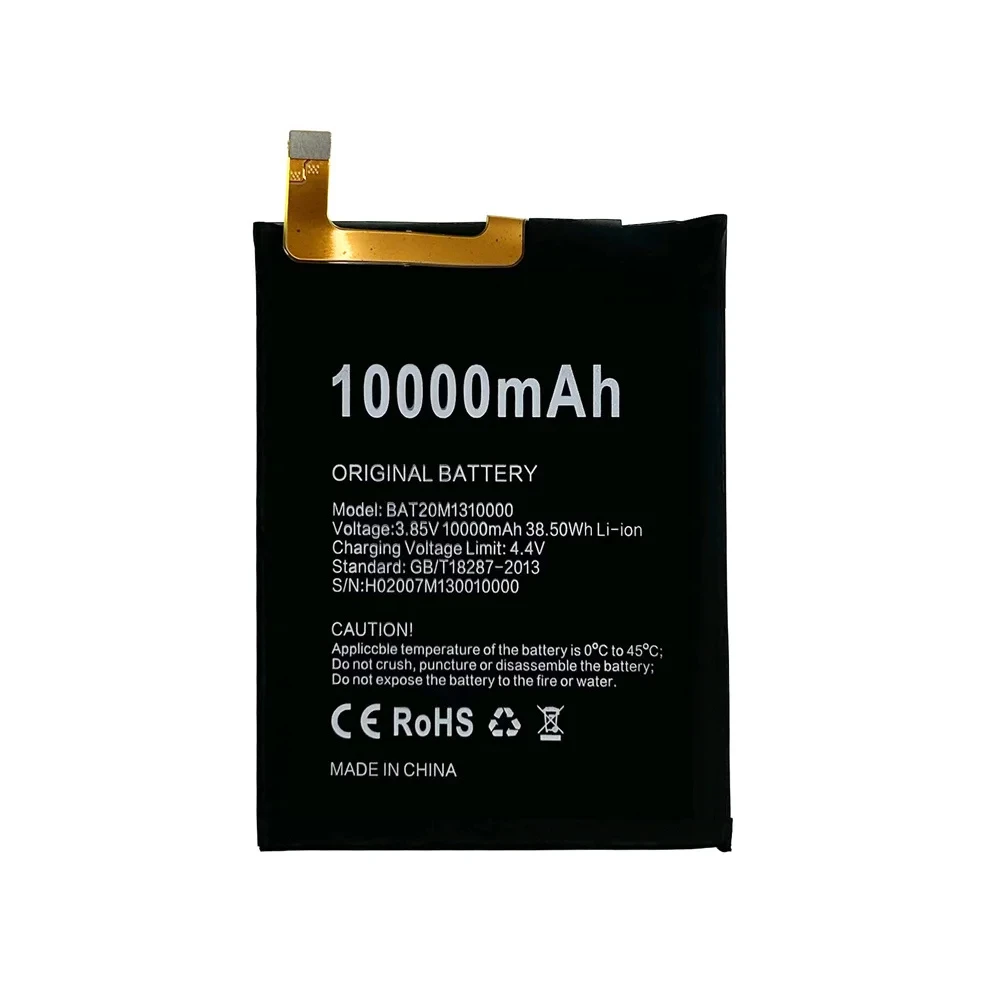 100% Genuine Original 10000mAh BAT20M1310000 Doogee S88 S88 Pro Battery For DOOGEE S88 S88Pro S88Plus Replacement Batteries+Tool