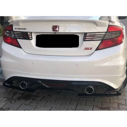 For Honda Civic Vtec2 Fb7 Fd6 Voltex Diffuser (plastic-Only fits With Custom Bumper) - Spoiler Side Skirts Raido Antenna Wings