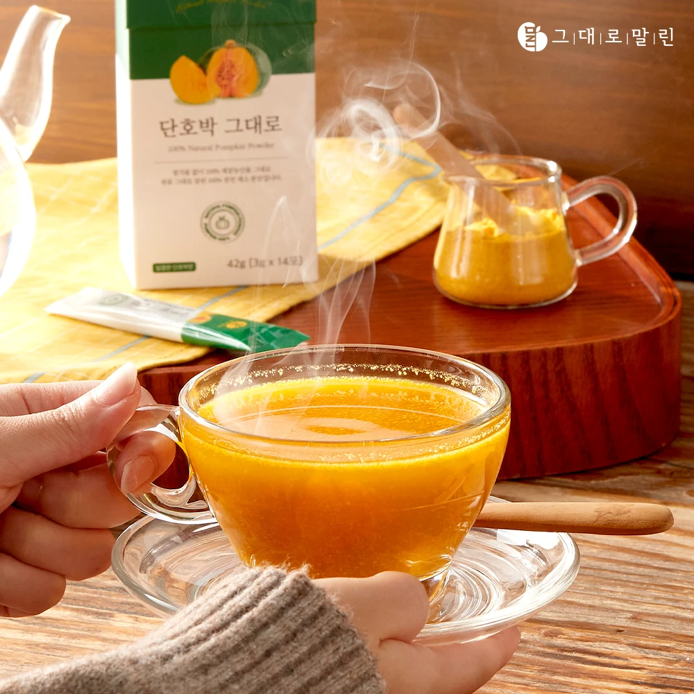 그대로말린 100% 국내산 단호박그대로 건강차 호박차 호박티 추천 6박스(84포)