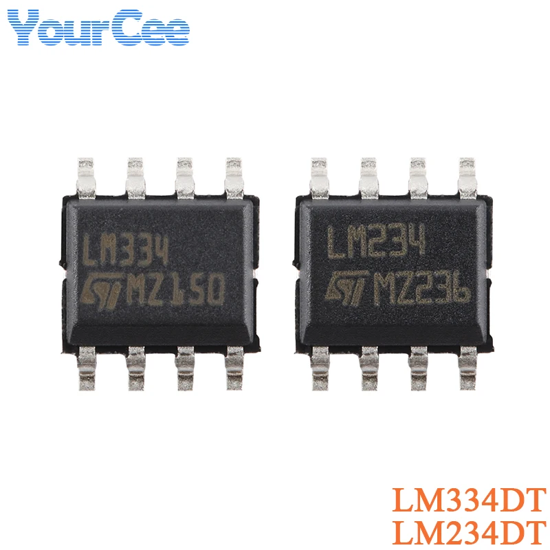 2Pcs LM334 LM334DT LM234DT SOP-8 LM234SMD Three-terminal SOP8 Adjustable Current Source Chip IC Chip