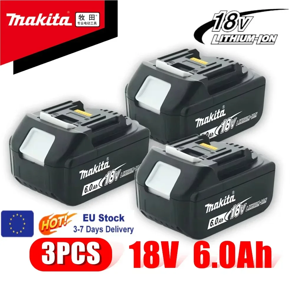 Expédition en France - Batterie rechargeable Makita 18V 6.0Ah 100% originale pour outils électriques Makita bl1830 bl1830b bl1840b bl1850 bl1850b