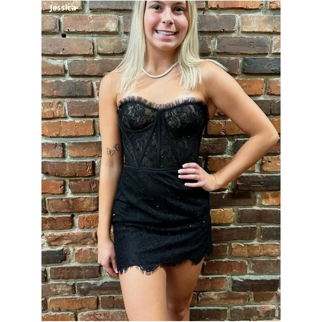 

Джессика Мини Короткие Вечерние Платья Елочка Кружева Вышивка Пром Платья Сексуальные С Открытыми Плечами Принцесса Vestidos De Gala