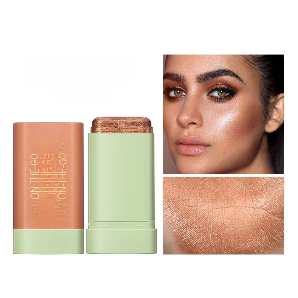 Lakerain fonctionnel Blush bâton visage maquillage imperméable facile couleur Rouge fard à joues crème rendu des couleurs élevé éclaircissant le teint de la peau