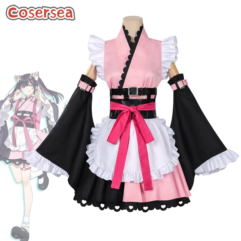 

Костюм для косплея Cosersea Komazawa Noi: Космическая принцесса Кагуя! Костюм горничной Комазава Нои, женская униформа на Хэллоуин, полный комплект