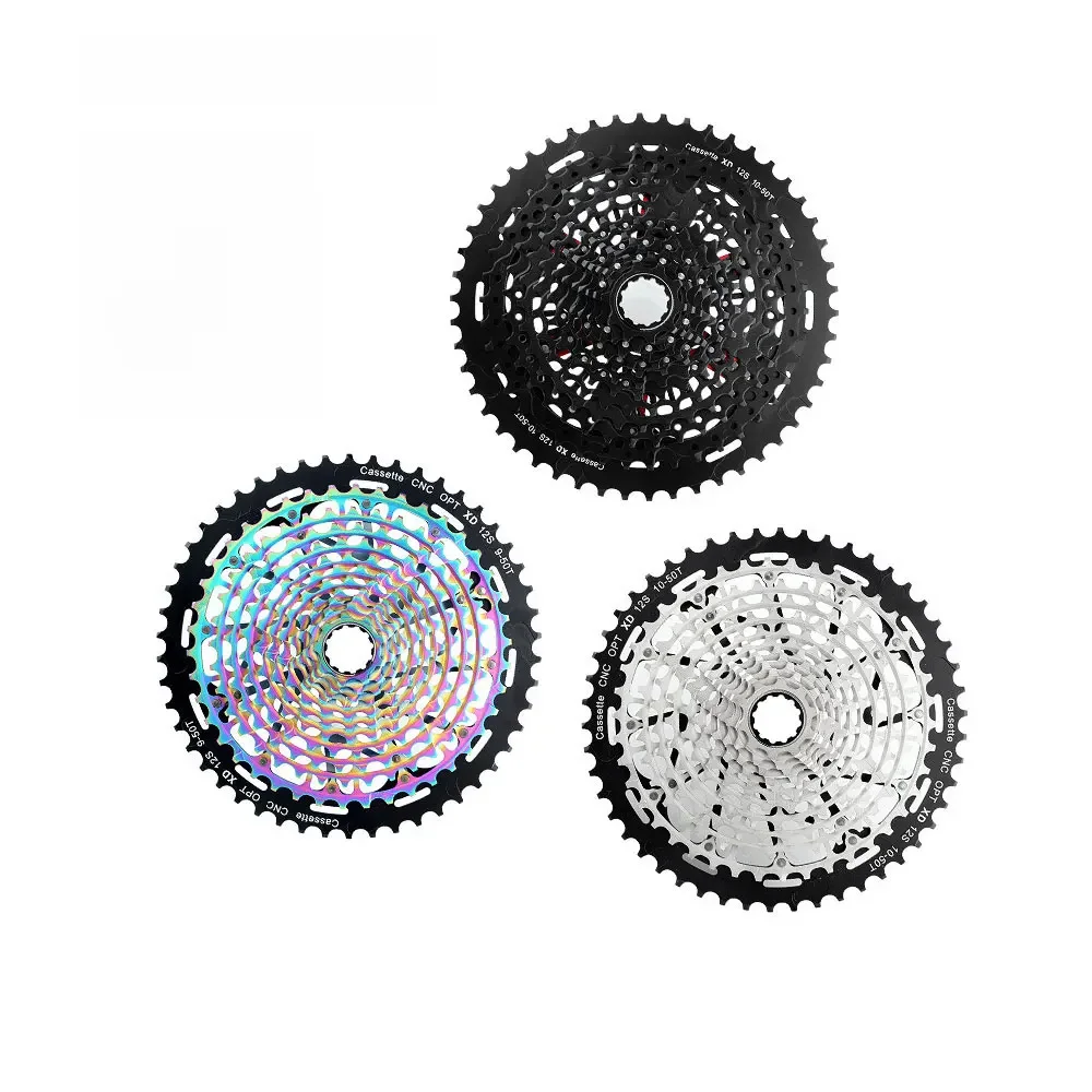 AliExpress SUNSHINE XD 12 Speed Bicycle Cassette CNC 42T/46T/50T/52T Sprocket Mountain Bike Wide Gear Ratio Flywheel for SRAM Bicycle Parts