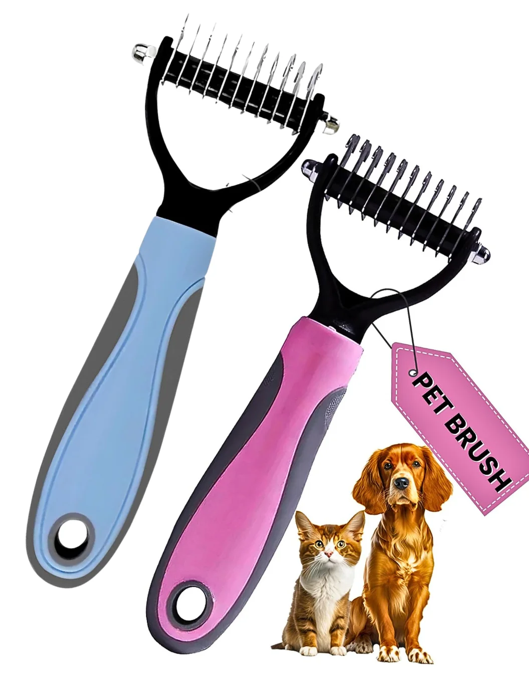 Щетка для ухода за домашними ж – обзор и цена Undercoat Rake Dematting Tool Dog Shedding