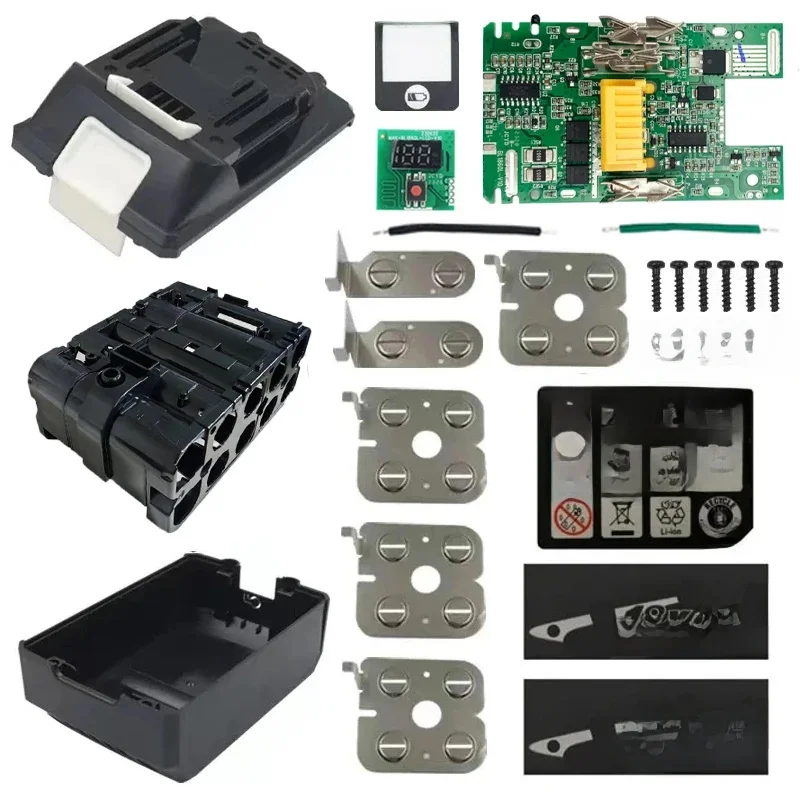 Boîtier de batterie Li-ion BL1830, Circuit imprimé de Protection de charge, boîtier indicateur numérique LED PCB pour Makita 18V 6.0Ah, coque