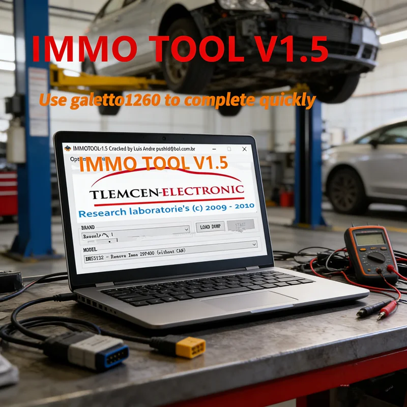 

Программное обеспечение для ремонта автомобилей SW IMMOTOOL v1.5, иммобилайзер, EDC15, EDC16, EDC17, BSI