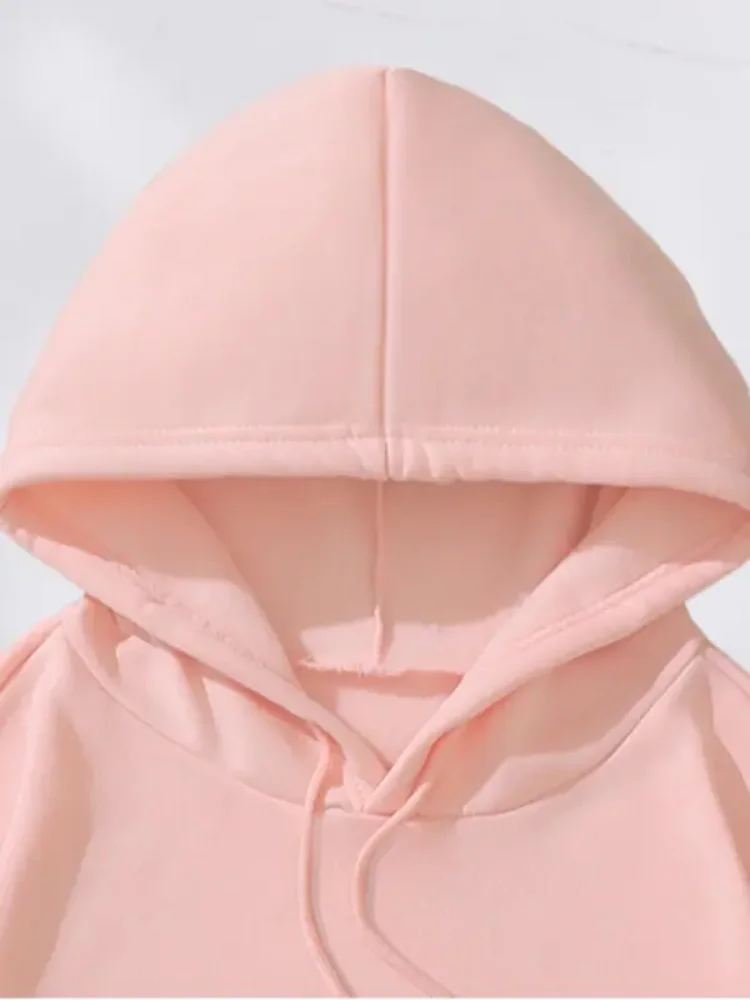 Elephant And Floral Print Drop Shoulder Hoodie Women Clothing for Fall & Winter Fashion Casual Drawstring Pocket Hooded